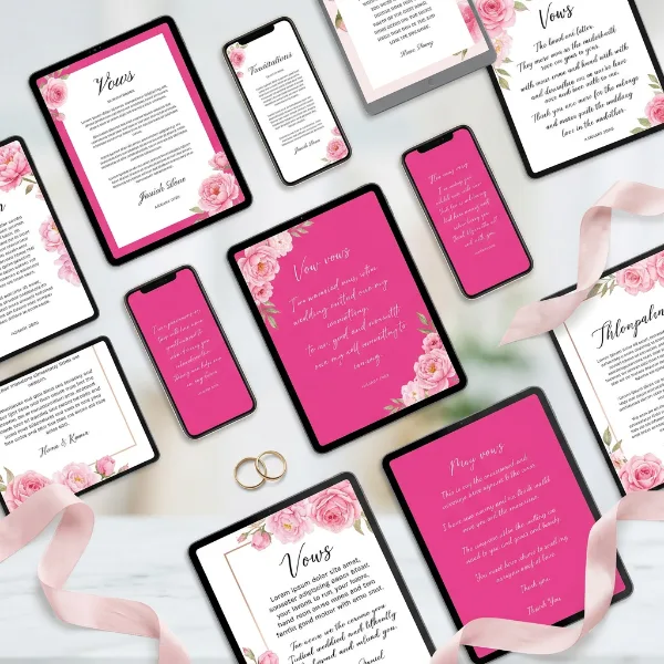 20 Modelos de Votos de Casamento